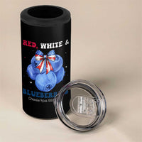 Red White and Blueberries 4 in 1 Can Cooler Tumbler Charlie Kirk Tribute 1993 2025 Memorial - Wonder Print Shop
