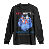 Red White and Blueberries Long Sleeve Shirt Charlie Kirk Tribute 1993 2025 Memorial - Wonder Print Shop