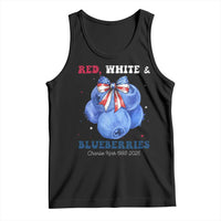 Red White and Blueberries Tank Top Charlie Kirk Tribute 1993 2025 Memorial - Wonder Print Shop