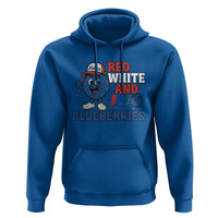 Red White and Blueberries Hoodie Patriotic Fruit Cartoon Graphic - Wonder Print Shop