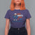 Red White and Blueberries T Shirt For Women Patriotic Fruit Cartoon Graphic - Wonder Print Shop