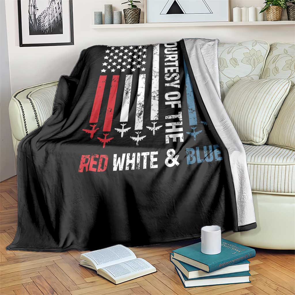 Courtesy of the Red White and Blue Throw Blanket US Military Patriotic American Flag - Wonder Print Shop