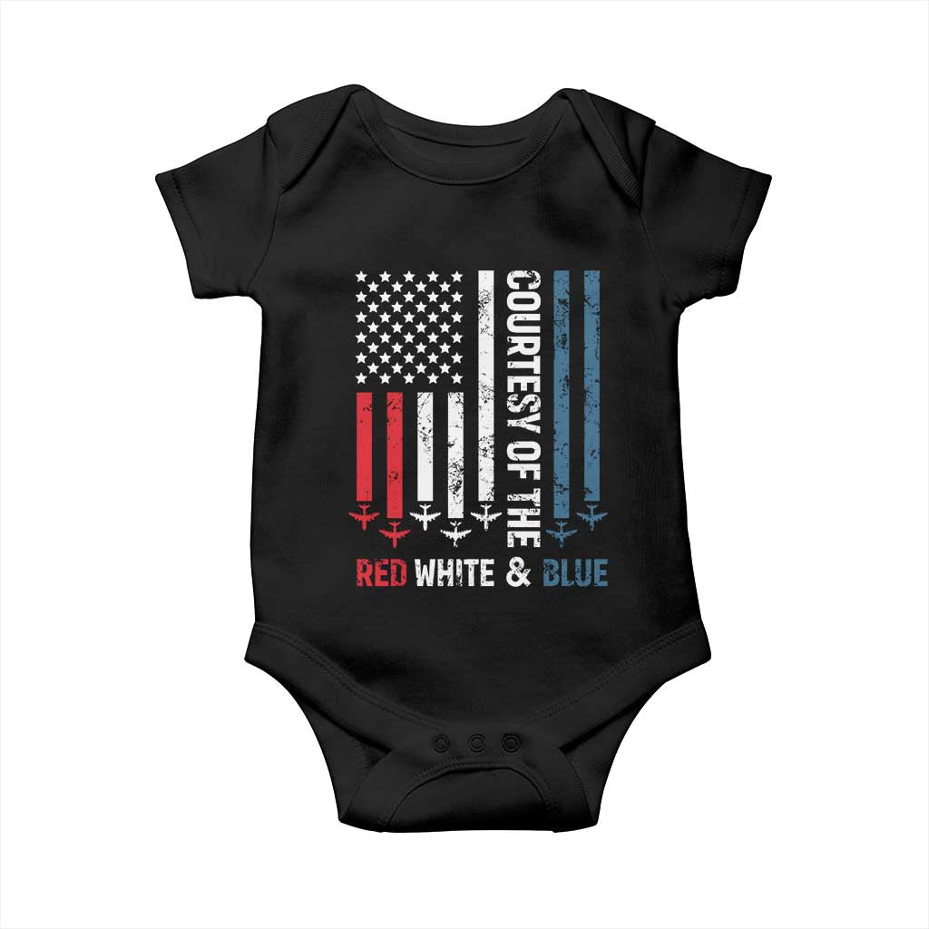 Courtesy of the Red White and Blue Baby Onesie US Military Patriotic American Flag - Wonder Print Shop