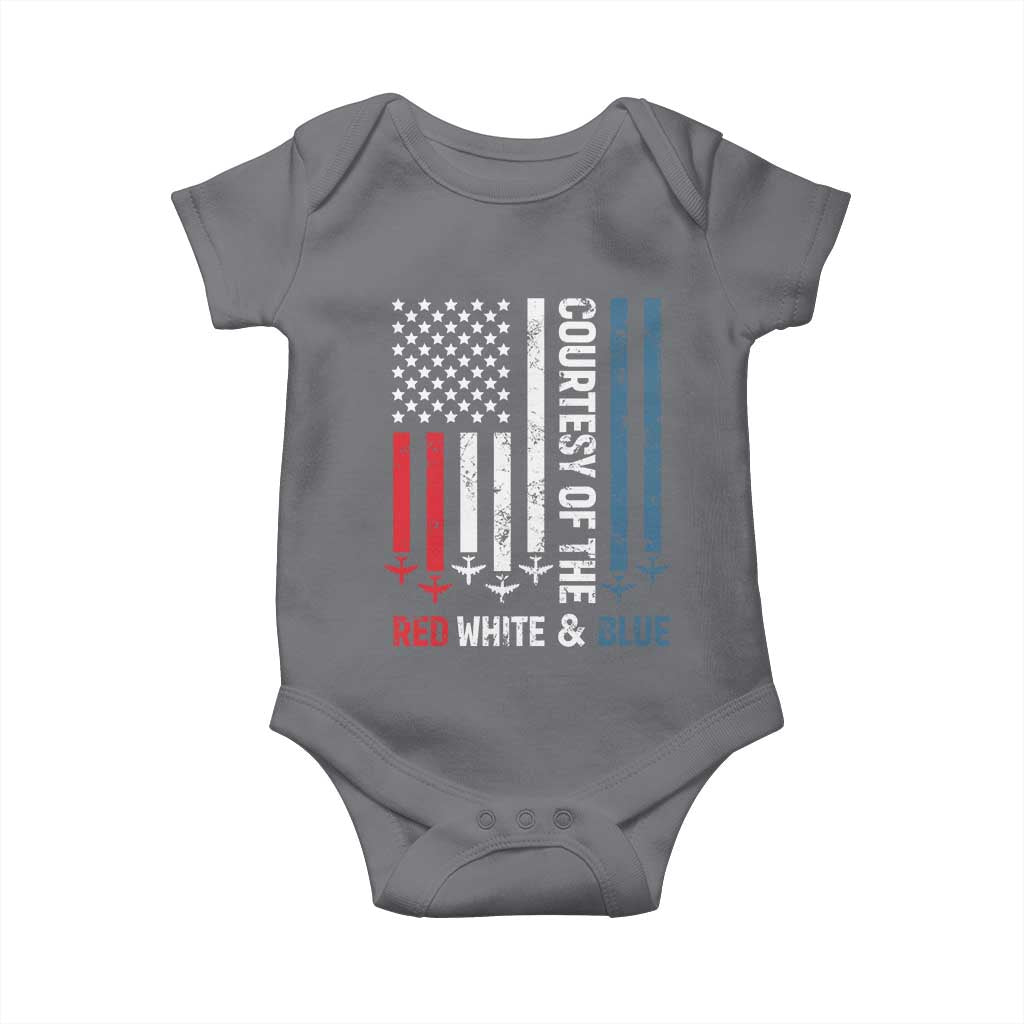 Courtesy of the Red White and Blue Baby Onesie US Military Patriotic American Flag - Wonder Print Shop