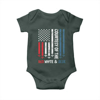 Courtesy of the Red White and Blue Baby Onesie US Military Patriotic American Flag - Wonder Print Shop