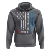 Courtesy of the Red White and Blue Hoodie US Military Patriotic American Flag - Wonder Print Shop