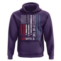 Courtesy of the Red White and Blue Hoodie US Military Patriotic American Flag - Wonder Print Shop