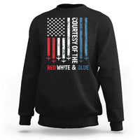 Courtesy of the Red White and Blue Sweatshirt US Military Patriotic American Flag - Wonder Print Shop