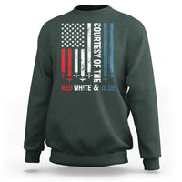 Courtesy of the Red White and Blue Sweatshirt US Military Patriotic American Flag - Wonder Print Shop