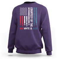 Courtesy of the Red White and Blue Sweatshirt US Military Patriotic American Flag - Wonder Print Shop