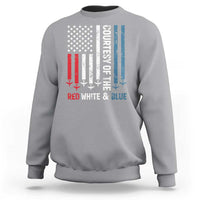 Courtesy of the Red White and Blue Sweatshirt US Military Patriotic American Flag - Wonder Print Shop