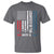 Courtesy of the Red White and Blue T Shirt US Military Patriotic American Flag - Wonder Print Shop