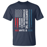 Courtesy of the Red White and Blue T Shirt US Military Patriotic American Flag - Wonder Print Shop