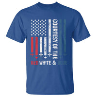 Courtesy of the Red White and Blue T Shirt US Military Patriotic American Flag - Wonder Print Shop