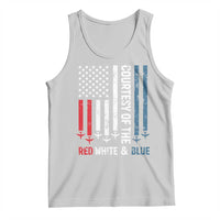 Courtesy of the Red White and Blue Tank Top US Military Patriotic American Flag - Wonder Print Shop