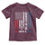 Courtesy of the Red White and Blue Toddler T Shirt US Military Patriotic American Flag - Wonder Print Shop
