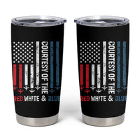 Courtesy of the Red White and Blue Tumbler Cup US Military Patriotic American Flag - Wonder Print Shop