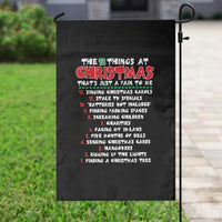 12 Pains of Christmas Parody Garden Flag Funny Twist on the 12 Days of Christmas Tradition - Wonder Print Shop