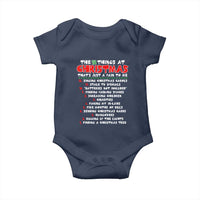 12 Pains of Christmas Parody Baby Onesie Funny Twist on the 12 Days of Christmas Tradition - Wonder Print Shop