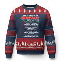 12 Pains of Xmas Parody Ugly Christmas Sweater Funny Twist on the 12 Days of Xmas Tradition - Wonder Print Shop