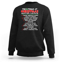 12 Pains of Christmas Parody Sweatshirt Funny Twist on the 12 Days of Christmas Tradition - Wonder Print Shop