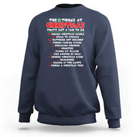 12 Pains of Christmas Parody Sweatshirt Funny Twist on the 12 Days of Christmas Tradition - Wonder Print Shop