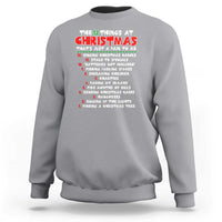 12 Pains of Christmas Parody Sweatshirt Funny Twist on the 12 Days of Christmas Tradition - Wonder Print Shop