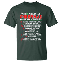12 Pains of Christmas Parody T Shirt Funny Twist on the 12 Days of Christmas Tradition - Wonder Print Shop