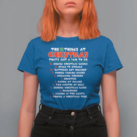 12 Pains of Christmas Parody T Shirt For Women Funny Twist on the 12 Days of Christmas Tradition - Wonder Print Shop