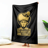 Send Him 2 3 Years to Dagestan and Forget Throw Blanket Funny MMA Fighter Discipline - Wonder Print Shop