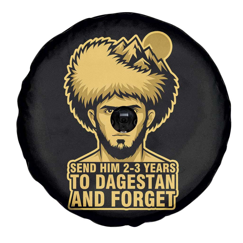 Send Him 2 3 Years to Dagestan and Forget Spare Tire Cover Funny MMA Fighter Discipline - Wonder Print Shop