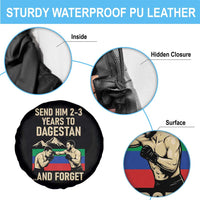 Send Him 2 3 Years to Dagestan and Forget Spare Tire Cover Funny MMA Fighter Training Discipline - Wonder Print Shop