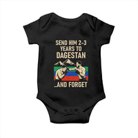 Send Him 2 3 Years to Dagestan and Forget Baby Onesie Funny MMA Fighter Training Discipline - Wonder Print Shop