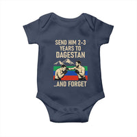 Send Him 2 3 Years to Dagestan and Forget Baby Onesie Funny MMA Fighter Training Discipline - Wonder Print Shop