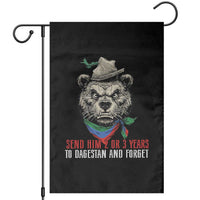 Dagestan Bear MMA Fighter Discipline Garden Flag Send Him 2 3 Years and Forget - Wonder Print Shop