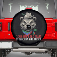 Dagestan Bear MMA Fighter Discipline Spare Tire Cover Send Him 2 3 Years and Forget - Wonder Print Shop