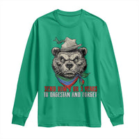Dagestan Bear MMA Fighter Discipline Long Sleeve Shirt Send Him 2 3 Years and Forget - Wonder Print Shop