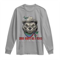 Dagestan Bear MMA Fighter Discipline Long Sleeve Shirt Send Him 2 3 Years and Forget - Wonder Print Shop
