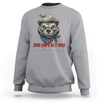 Dagestan Bear MMA Fighter Discipline Sweatshirt Send Him 2 3 Years and Forget - Wonder Print Shop