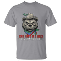 Dagestan Bear MMA Fighter Discipline T Shirt Send Him 2 3 Years and Forget - Wonder Print Shop