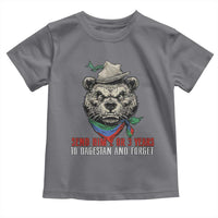 Dagestan Bear MMA Fighter Discipline Toddler T Shirt Send Him 2 3 Years and Forget - Wonder Print Shop