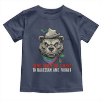 Dagestan Bear MMA Fighter Discipline Toddler T Shirt Send Him 2 3 Years and Forget - Wonder Print Shop