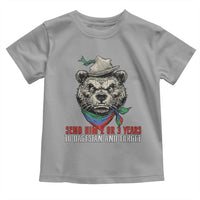 Dagestan Bear MMA Fighter Discipline Toddler T Shirt Send Him 2 3 Years and Forget - Wonder Print Shop
