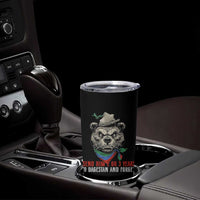Dagestan Bear MMA Fighter Discipline Tumbler Cup Send Him 2 3 Years and Forget - Wonder Print Shop