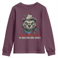 Dagestan Bear MMA Fighter Discipline Youth Sweatshirt Send Him 2 3 Years and Forget - Wonder Print Shop