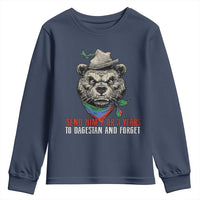 Dagestan Bear MMA Fighter Discipline Youth Sweatshirt Send Him 2 3 Years and Forget - Wonder Print Shop