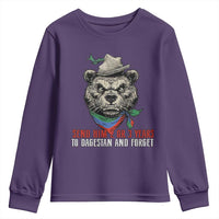 Dagestan Bear MMA Fighter Discipline Youth Sweatshirt Send Him 2 3 Years and Forget - Wonder Print Shop