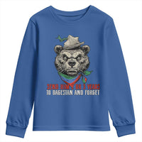 Dagestan Bear MMA Fighter Discipline Youth Sweatshirt Send Him 2 3 Years and Forget - Wonder Print Shop