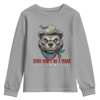 Dagestan Bear MMA Fighter Discipline Youth Sweatshirt Send Him 2 3 Years and Forget - Wonder Print Shop