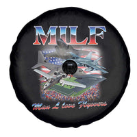 MILF Man I Love Flyovers Meme Spare Tire Cover for Aviation Buffs Patriotic Meme Lords - Wonder Print Shop